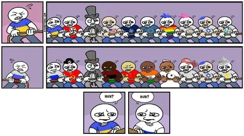 HUH? Rope Pulling Comic