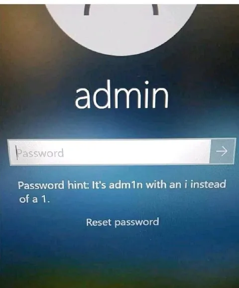 Password Hint Is the Password