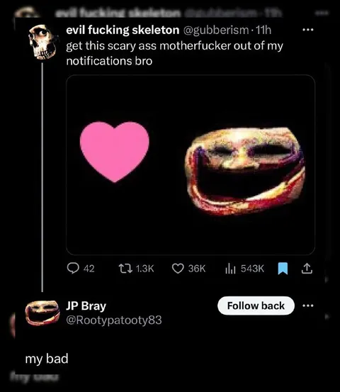 Scary Mouth Notification