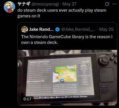 Steam Deck GameCube Library