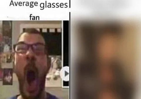 Average Glasses Fan Reaction