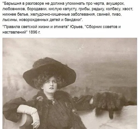 Барышня и светские правила