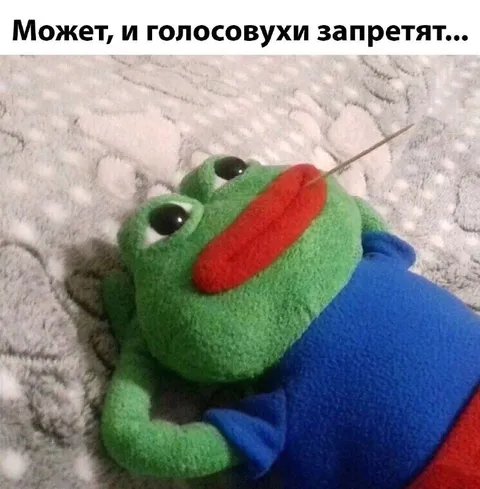 Может, и голосовухи запретят