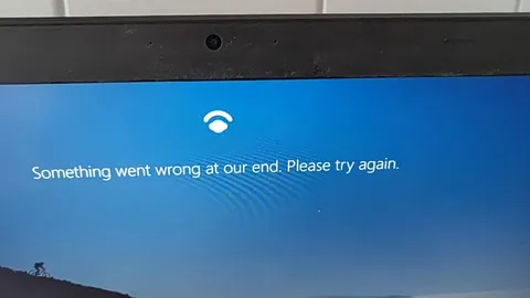 Something Went Wrong Error Screen