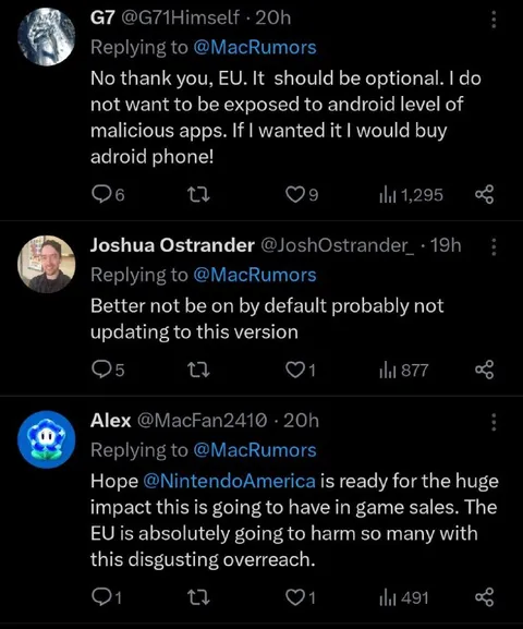 Apple Users Reject Choice