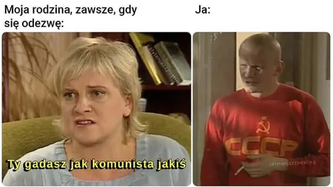 Rodzina mówi jak komunista