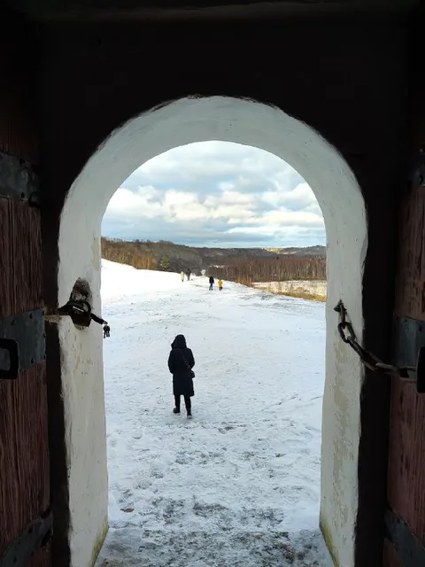 Выход в зимний пейзаж