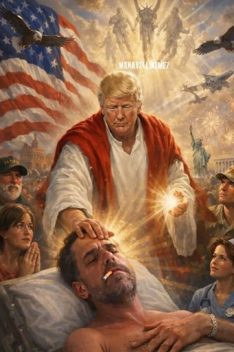 Трамп исцеляет больного