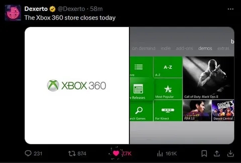 Xbox 360 Store Closes Today