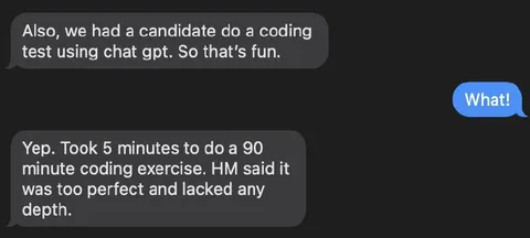 ChatGPT Coding Test Too Perfect