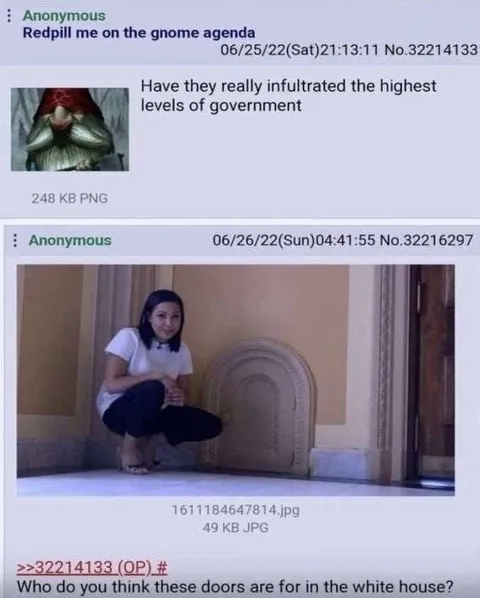 Gnome Doors in White House
