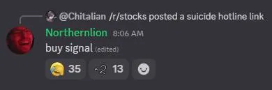 Suicide Hotline Buy Signal
