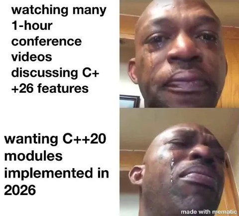 C++20 Modules Still Unimplemented