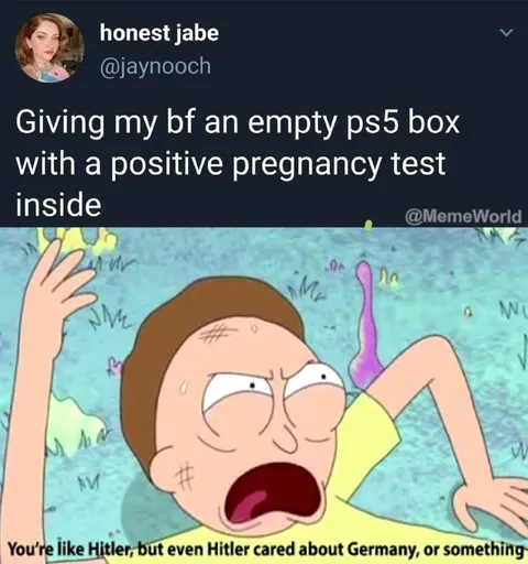 Empty PS5 Box Pregnancy Test