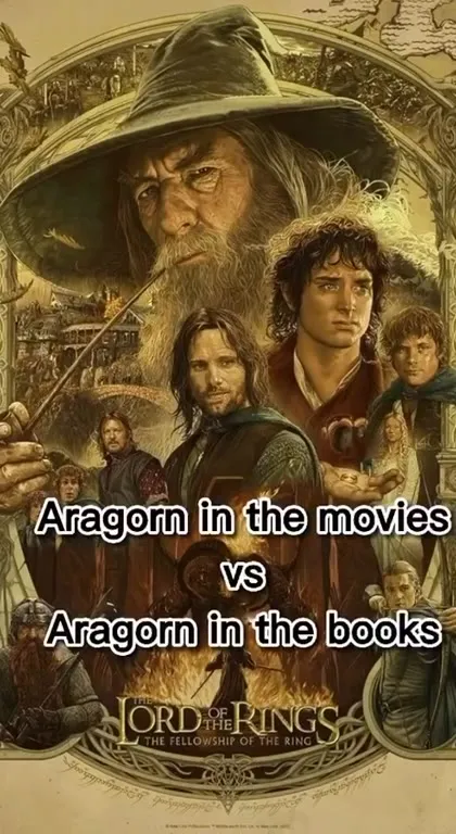 Aragorn Movies vs Books