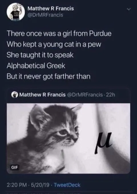 The Cat Never Got Past Mu