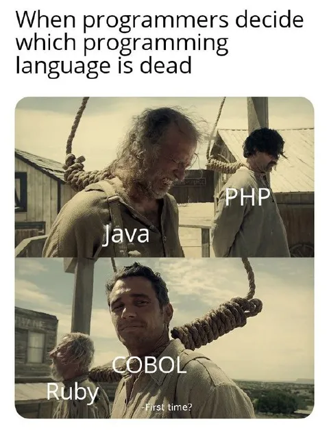Программисты выбирают мёртвый язык