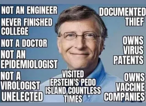 Bill Gates Conspiracy Meme