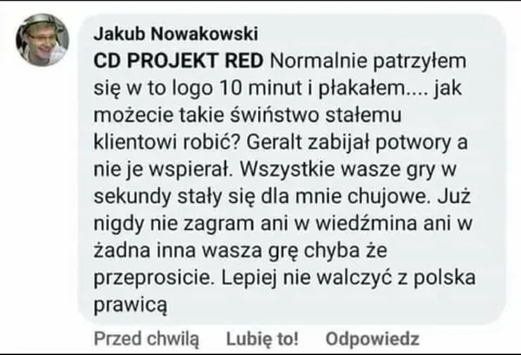 Geralt kontra CD Projekt Red
