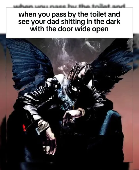 Dad Shitting in the Dark
