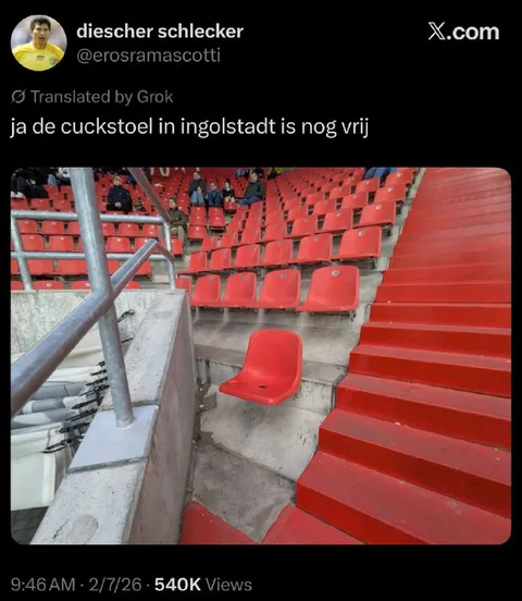 De vrije cuckstoel in Ingolstadt