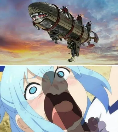 Дирижабль и безумный крик