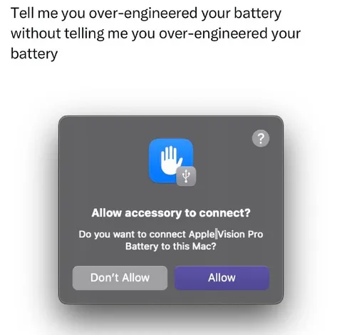Over-Engineered Apple Vision Pro Battery