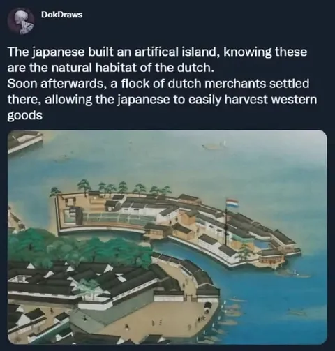 Japanese Artificial Island for Dutch Merchants