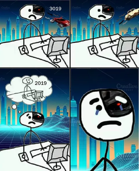 Грустный взгляд в будущее
