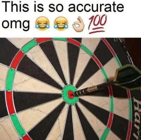 This Is So Accurate Dart Hit