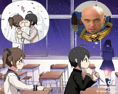 Влюблённый бык в классе