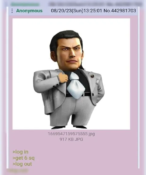 Kiryu Gets Six Squats