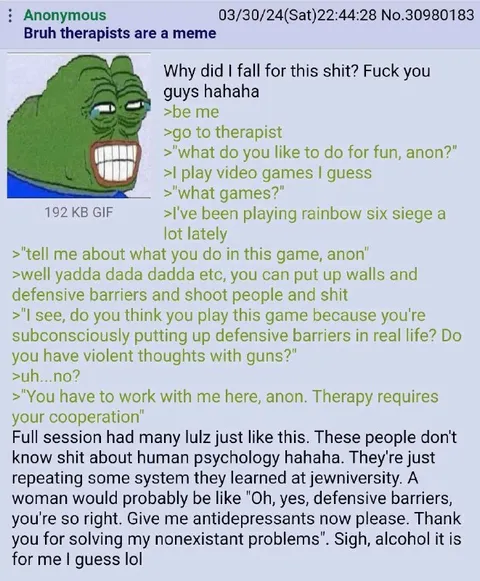 Bruh Therapists Are a Meme