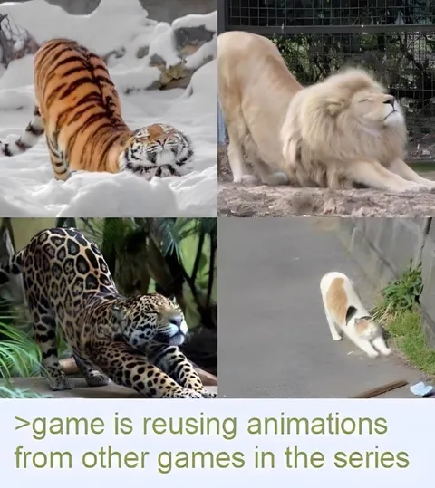 Game Reusing Animations