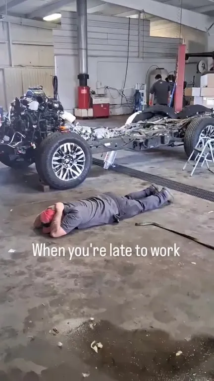 When You're Late to Work