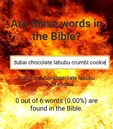 Dubai Chocolate Labubu Bible Quiz