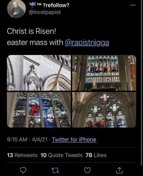 Easter Mass With @rapistnigga