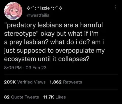 Predatory Lesbians Ecosystem Collapse