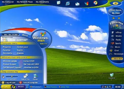 Retro Windows MSN Desktop