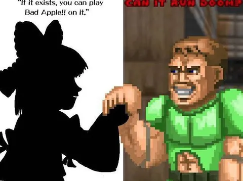 Bad Apple and Doom Can Run Anything