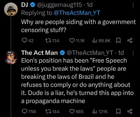 Free Speech Until You Break Laws