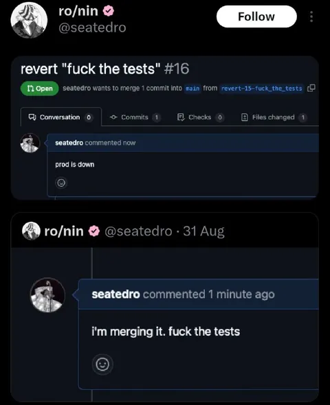 Fuck the Tests Pull Request