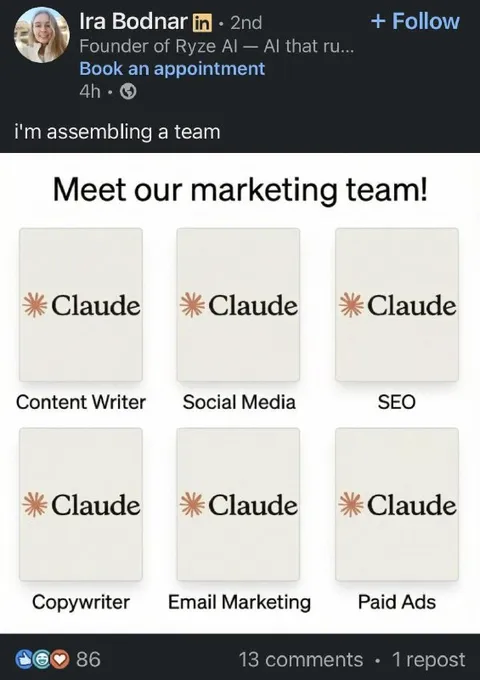 Claude Marketing Team