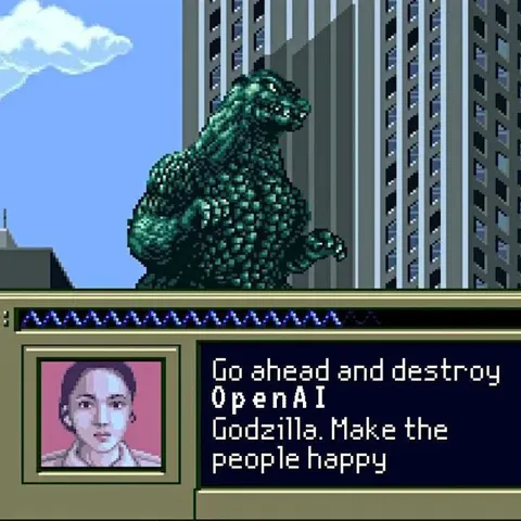 Go Ahead and Destroy OpenAI Godzilla