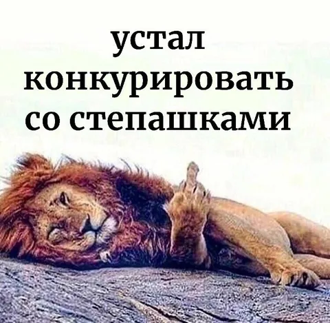 Устал конкурировать со степашками