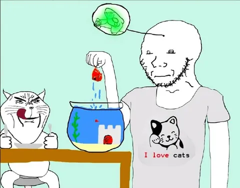I Love Cats Wojak
