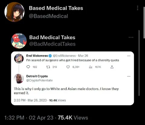 Diversity Quota Doctor Joke