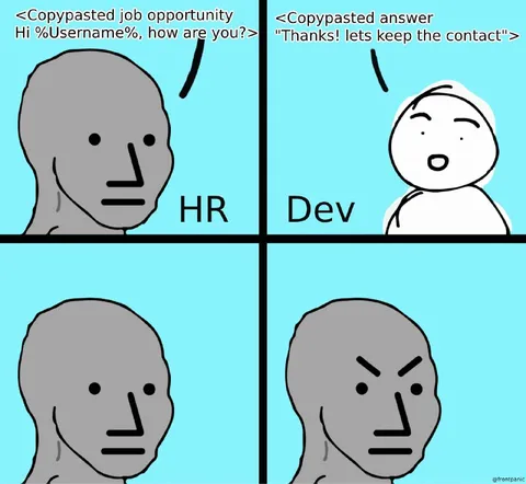 HR Copypasta Meets Developer