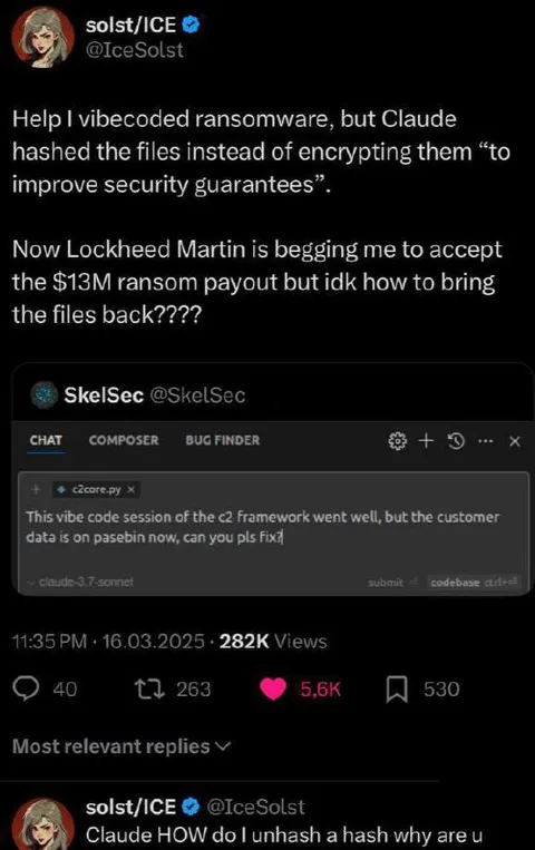 Vibecoded Ransomware Hash Disaster