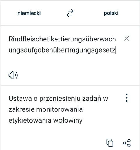 Niemieckie słowa są za długie